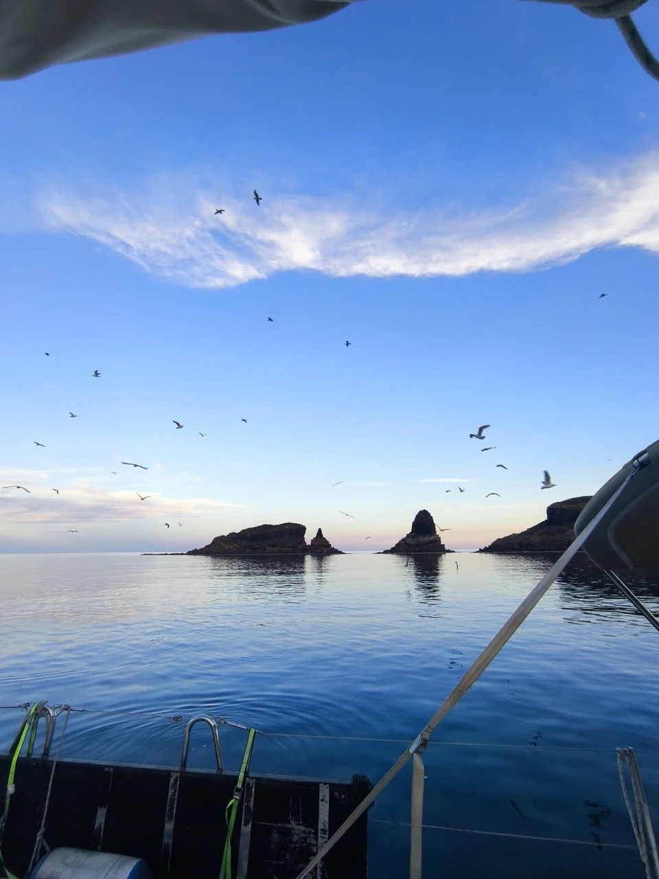 Islas Columbretes en velero