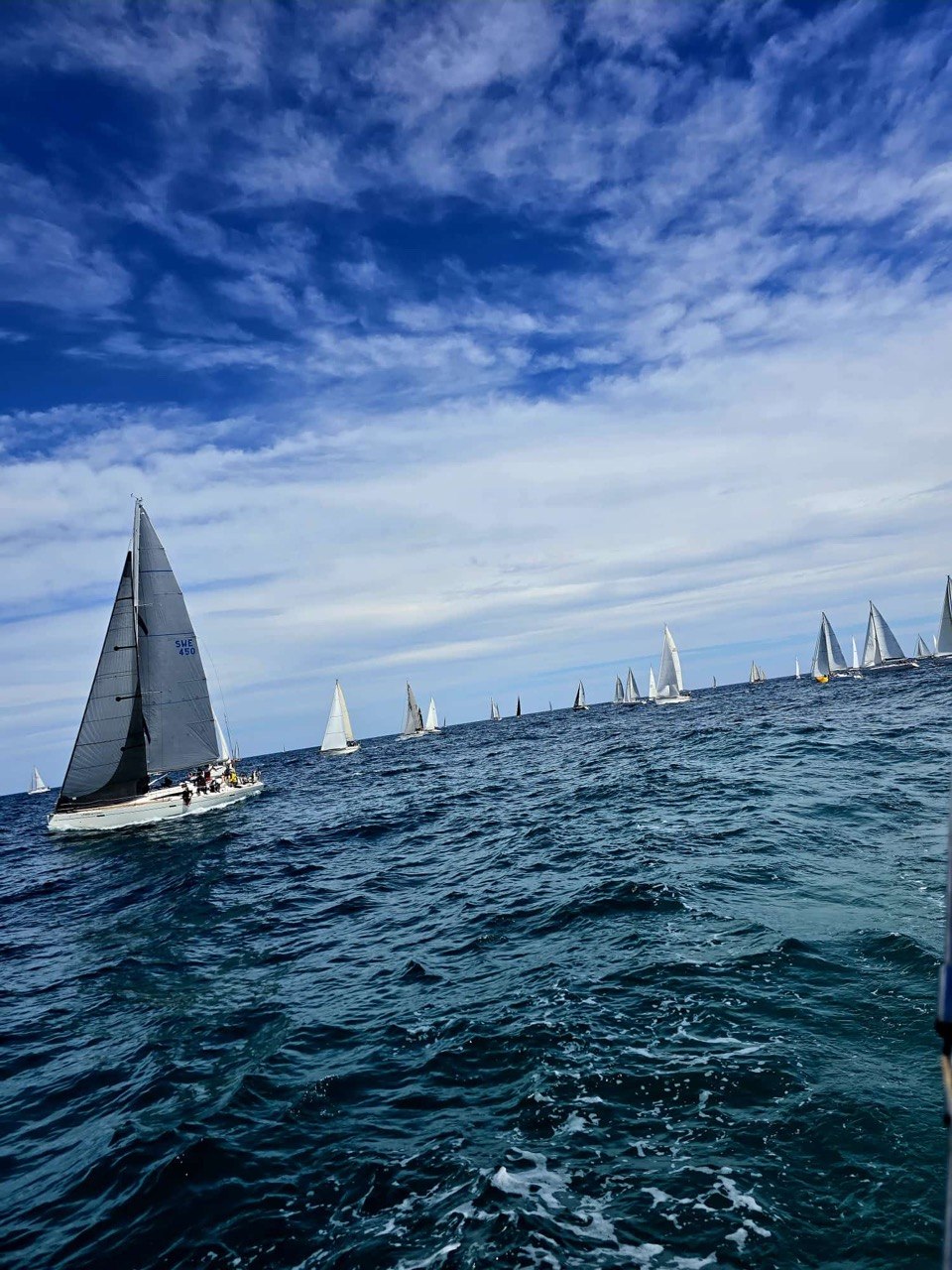 Regata veleros Mediterráneo competición en flota – VelaMagna