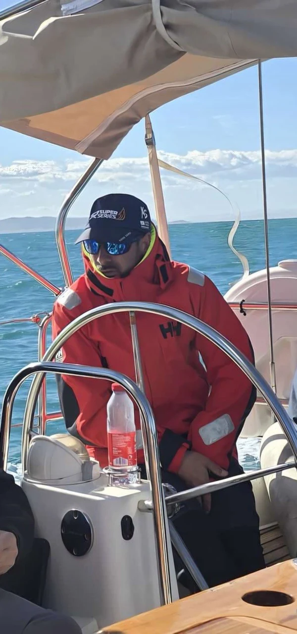 Fran en el velero